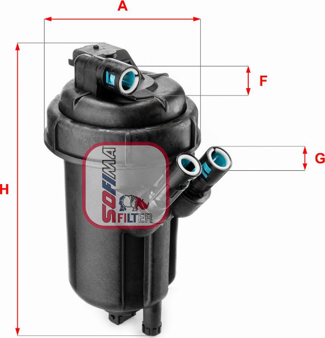 Sofima S 1141 GC - Degvielas filtrs www.autospares.lv