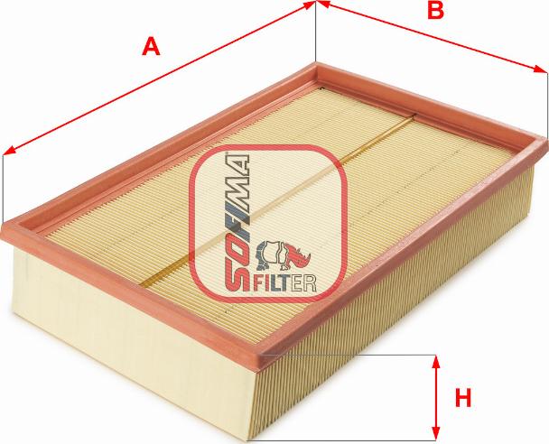 Sofima S 1212 A - Gaisa filtrs autospares.lv