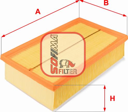 Sofima S 3532 A - Gaisa filtrs www.autospares.lv