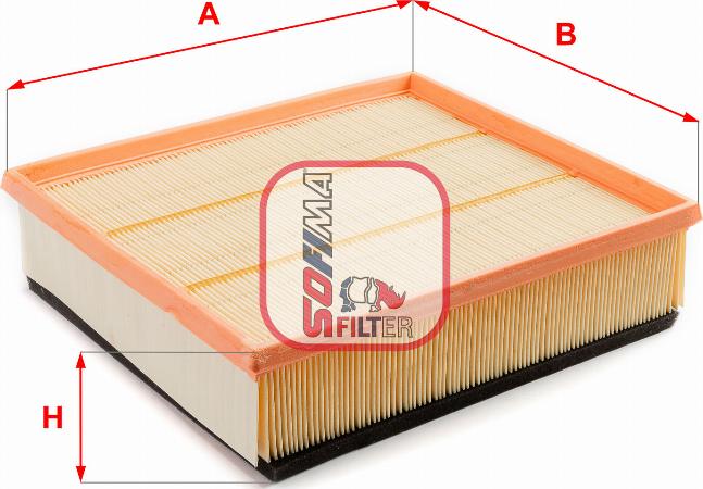 Sofima S 3082 A - Air Filter, engine www.autospares.lv