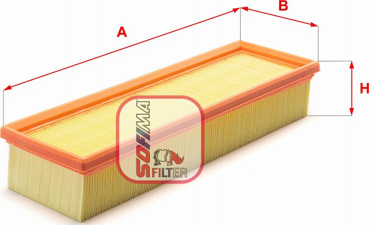 Sofima S 3039 A - Air Filter, engine www.autospares.lv