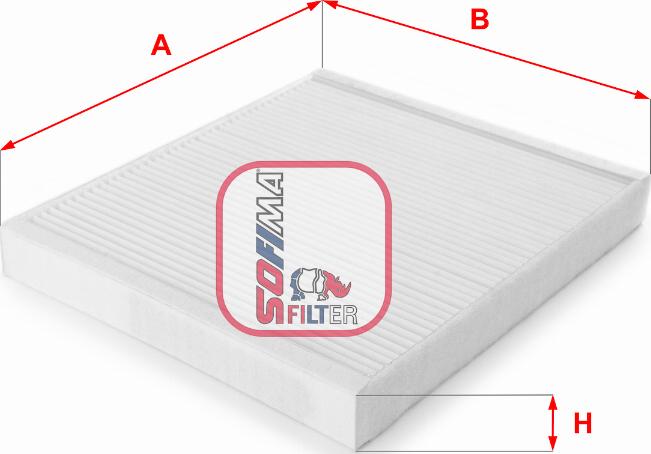 Sofima S 3030 C - Filter, interior air www.autospares.lv