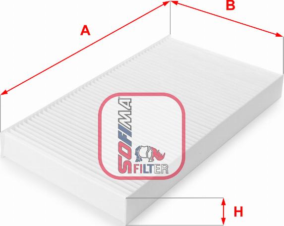 Sofima S 3023 C - Filter, interior air www.autospares.lv