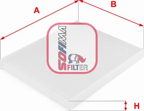 Sofima S 3149 C - Filter, interior air www.autospares.lv