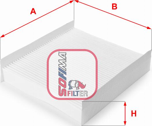 Sofima S 3157 C - Filter, interior air www.autospares.lv