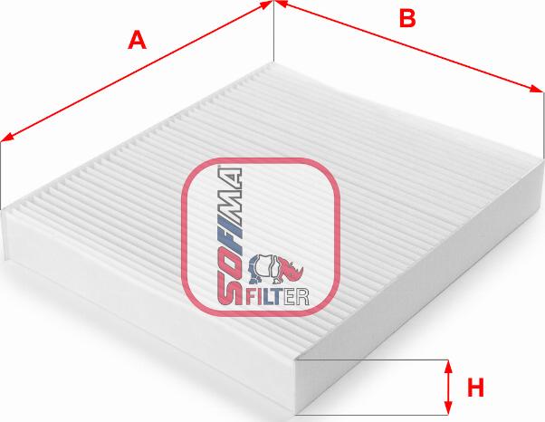 Sofima S 3102 C - Filter, interior air www.autospares.lv