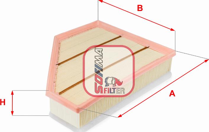 Sofima S 3357 A - Gaisa filtrs autospares.lv