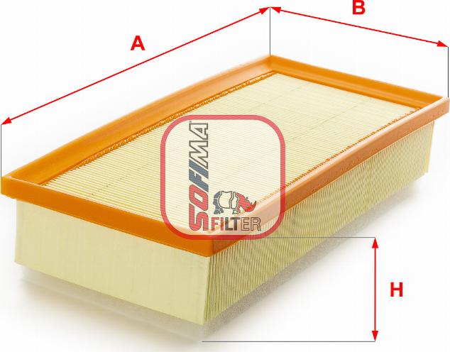 Sofima S 3322 A - Gaisa filtrs autospares.lv