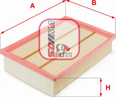 Sofima S 3246 A - Gaisa filtrs autospares.lv