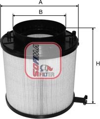 Sofima S 7692 A - Air Filter, engine www.autospares.lv