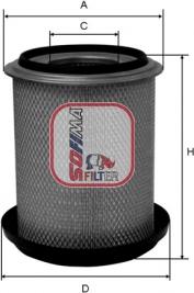 Sofima S 7638 A - Gaisa filtrs www.autospares.lv