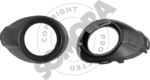 Somora 093826LD - Rāmis, Miglas lukturis www.autospares.lv