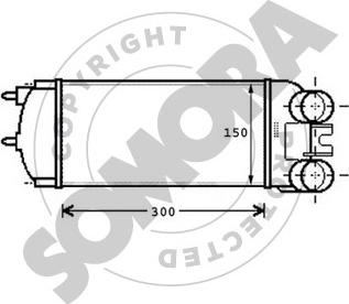 Somora 053045 - Starpdzesētājs www.autospares.lv