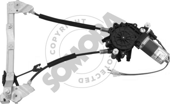 Somora 011260 - Stikla pacelšanas mehānisms www.autospares.lv