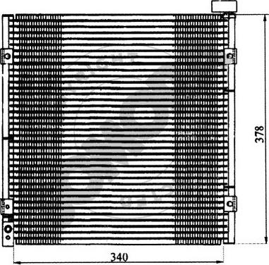 Somora 120460 - Kondensators, Gaisa kond. sistēma www.autospares.lv