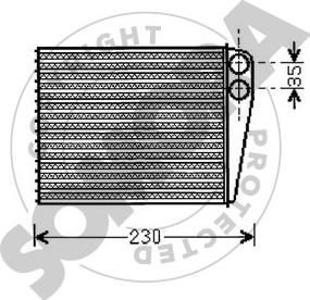 Somora 175250 - Siltummainis, Salona apsilde www.autospares.lv