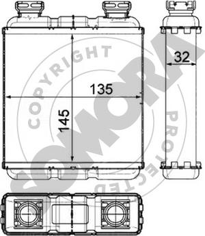 Somora 340150 - Siltummainis, Salona apsilde www.autospares.lv