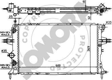 Somora 211742 - Radiators, Motora dzesēšanas sistēma www.autospares.lv