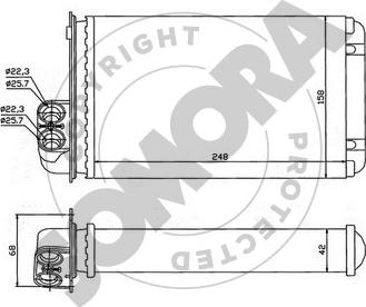 Somora 223250 - Siltummainis, Salona apsilde www.autospares.lv