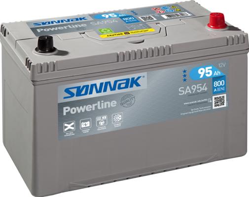 Sonnak SA954 - Startera akumulatoru baterija www.autospares.lv