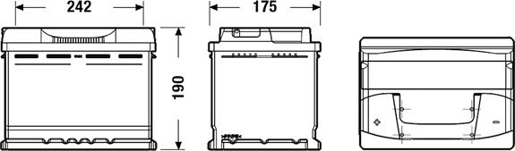 Sonnak SB621 - Startera akumulatoru baterija autospares.lv