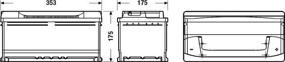 Sonnak SB852 - Startera akumulatoru baterija autospares.lv