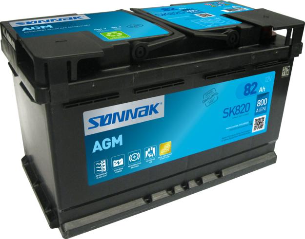 Sonnak SK820 - Starter Battery www.autospares.lv