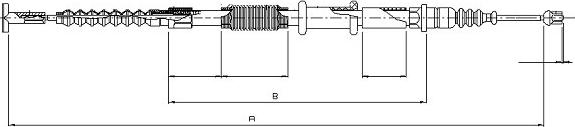 SONOVA CM00090 - Trose, Stāvbremžu sistēma www.autospares.lv