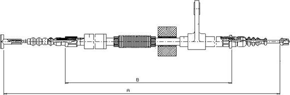 SONOVA CM00170 - Trose, Stāvbremžu sistēma www.autospares.lv