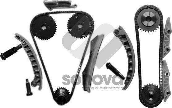 SONOVA MKC00153 - Sadales vārpstas piedziņas ķēdes komplekts www.autospares.lv