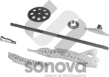 SONOVA MKC00173 - Комплект цепи привода распредвала www.autospares.lv