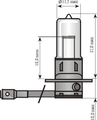 Spahn Glühlampen 53100 - Лампа накаливания, фара дальнего света www.autospares.lv