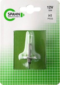 Spahn Glühlampen BL51162 - Kvēlspuldze, Tālās gaismas lukturis autospares.lv