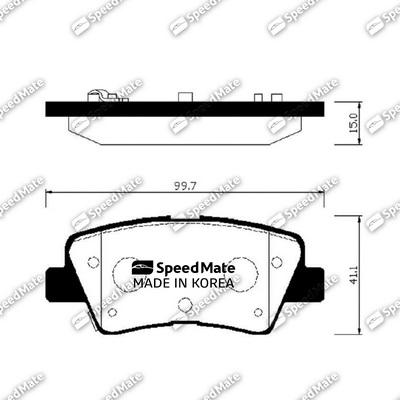 Stellox 000 320-SX - Brake Pad Set, disc brake www.autospares.lv