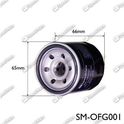 SpeedMate SM-OFG001 - Масляный фильтр www.autospares.lv