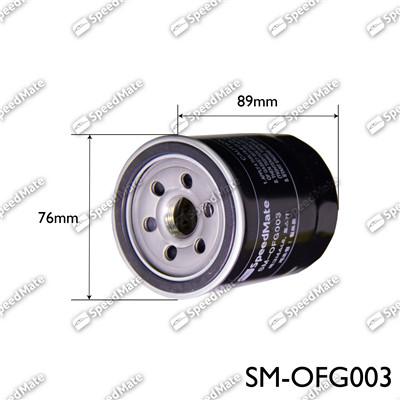 SpeedMate SM-OFG003 - Oil Filter www.autospares.lv