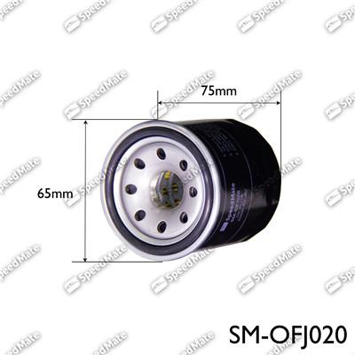 SpeedMate SM-OFJ020 - Масляный фильтр www.autospares.lv