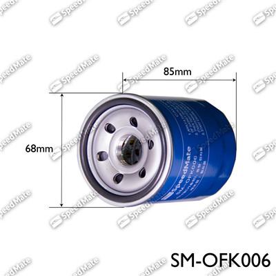 SpeedMate SM-OFK006 - Масляный фильтр www.autospares.lv