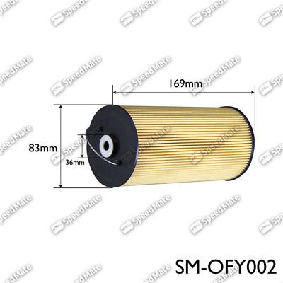 SpeedMate SM-OFY002 - Oil Filter www.autospares.lv