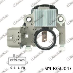 SpeedMate SM-RGU047 - Ģeneratora sprieguma regulators autospares.lv