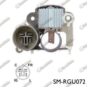 SpeedMate SM-RGU072 - Ģeneratora sprieguma regulators autospares.lv