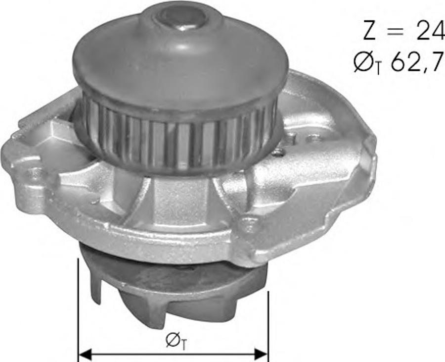 Spidan 91408 - Ūdenssūknis www.autospares.lv