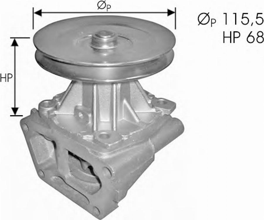 Spidan 91074 - Ūdenssūknis www.autospares.lv