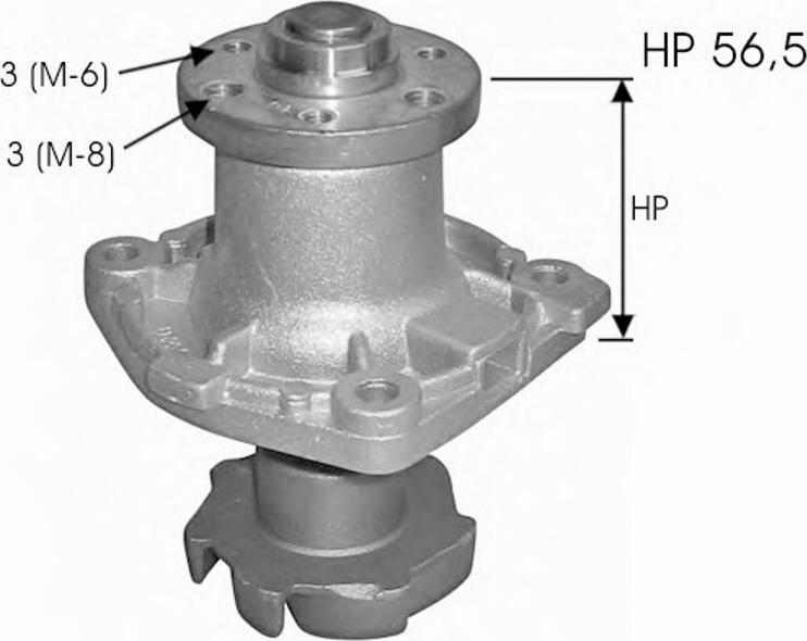 Spidan 60135 - Ūdenssūknis www.autospares.lv