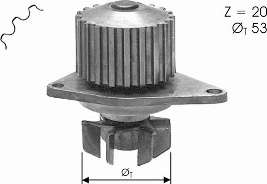 Spidan 60177 - Водяной насос www.autospares.lv