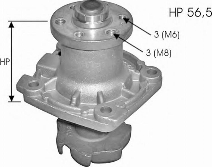 Spidan 60313 - Ūdenssūknis www.autospares.lv