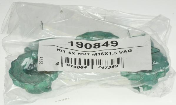 Spidan 190849 - Гайка оси, приводной вал www.autospares.lv