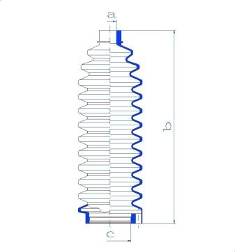 Spidan 84166 - Putekļusargs, Stūres iekārta www.autospares.lv