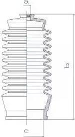 Spidan 83757 - Пыльник, рулевое управление www.autospares.lv