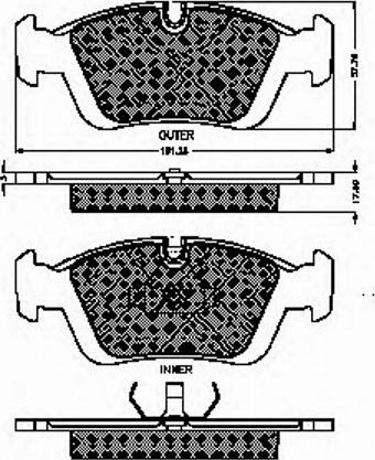 Spidan 30946 - Bremžu uzliku kompl., Disku bremzes www.autospares.lv